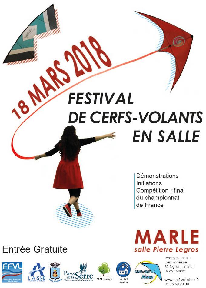 Affiche du Festival Indoor de Marle 2018